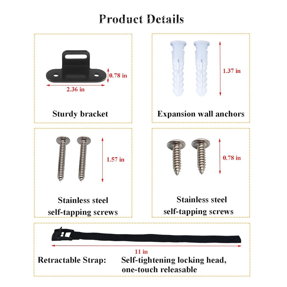Earthquake Anchor Strap - Ancoraggi per Mobili Antisismici Facili da