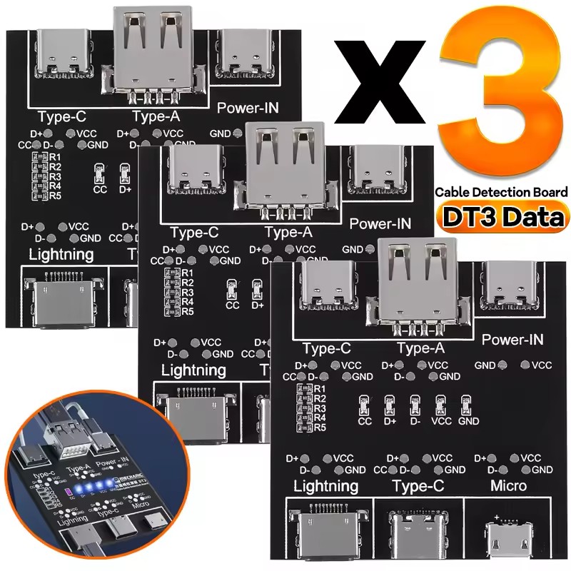 Co Detector Plug - Scheda di rilevamento cavo dati DT3