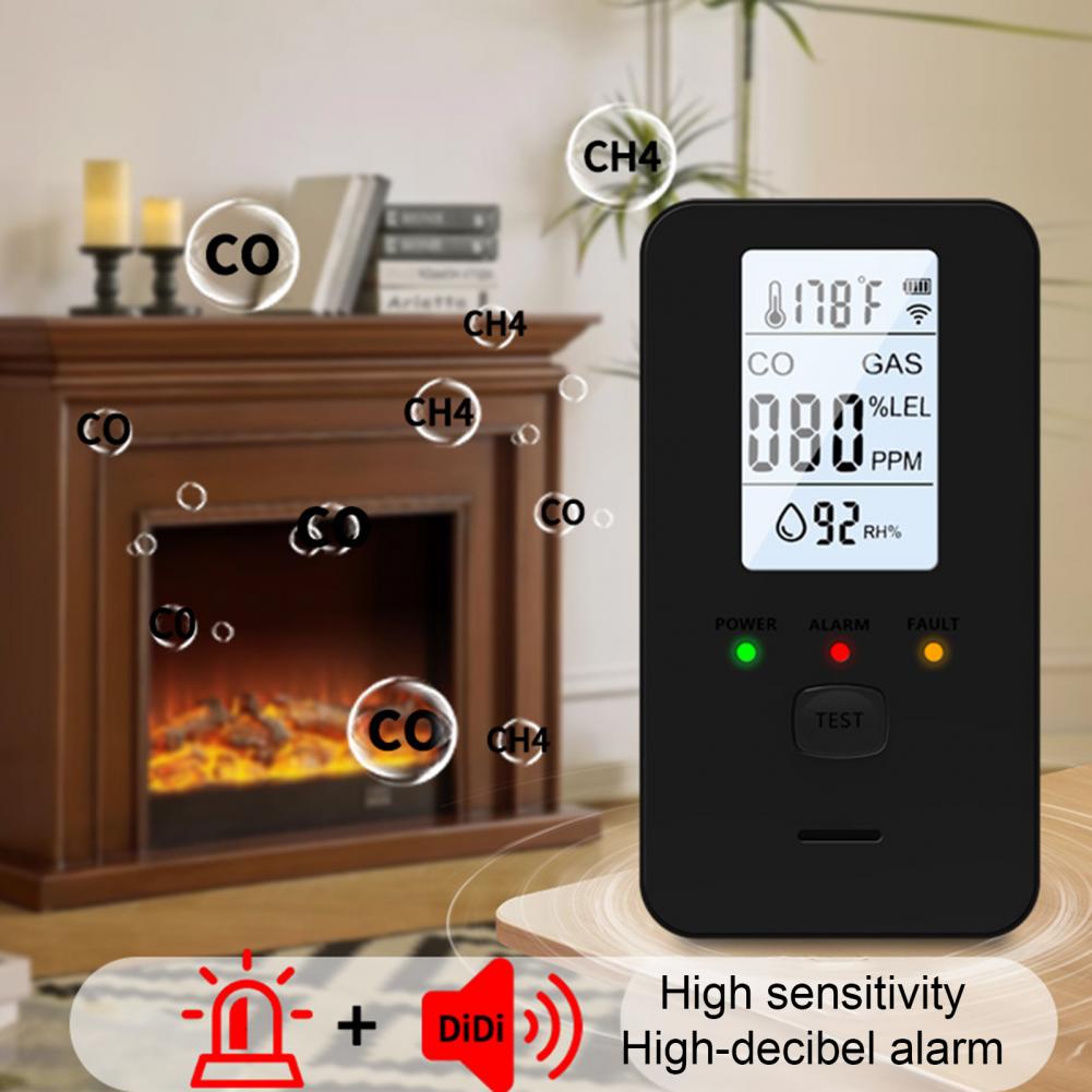 Co Detector Plug - Rilevatore di Gas Naturale e Monossido