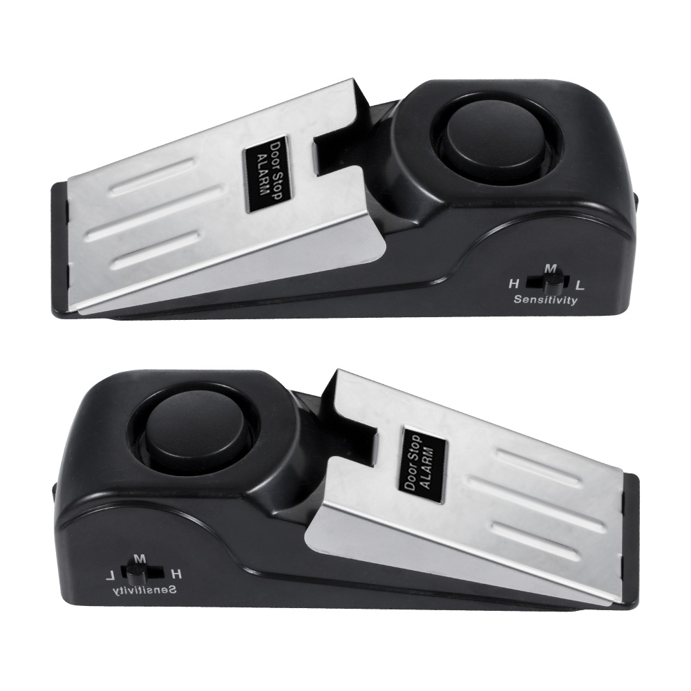 Door Stop Alarm - 2 pezzi di allarme fermaporta per