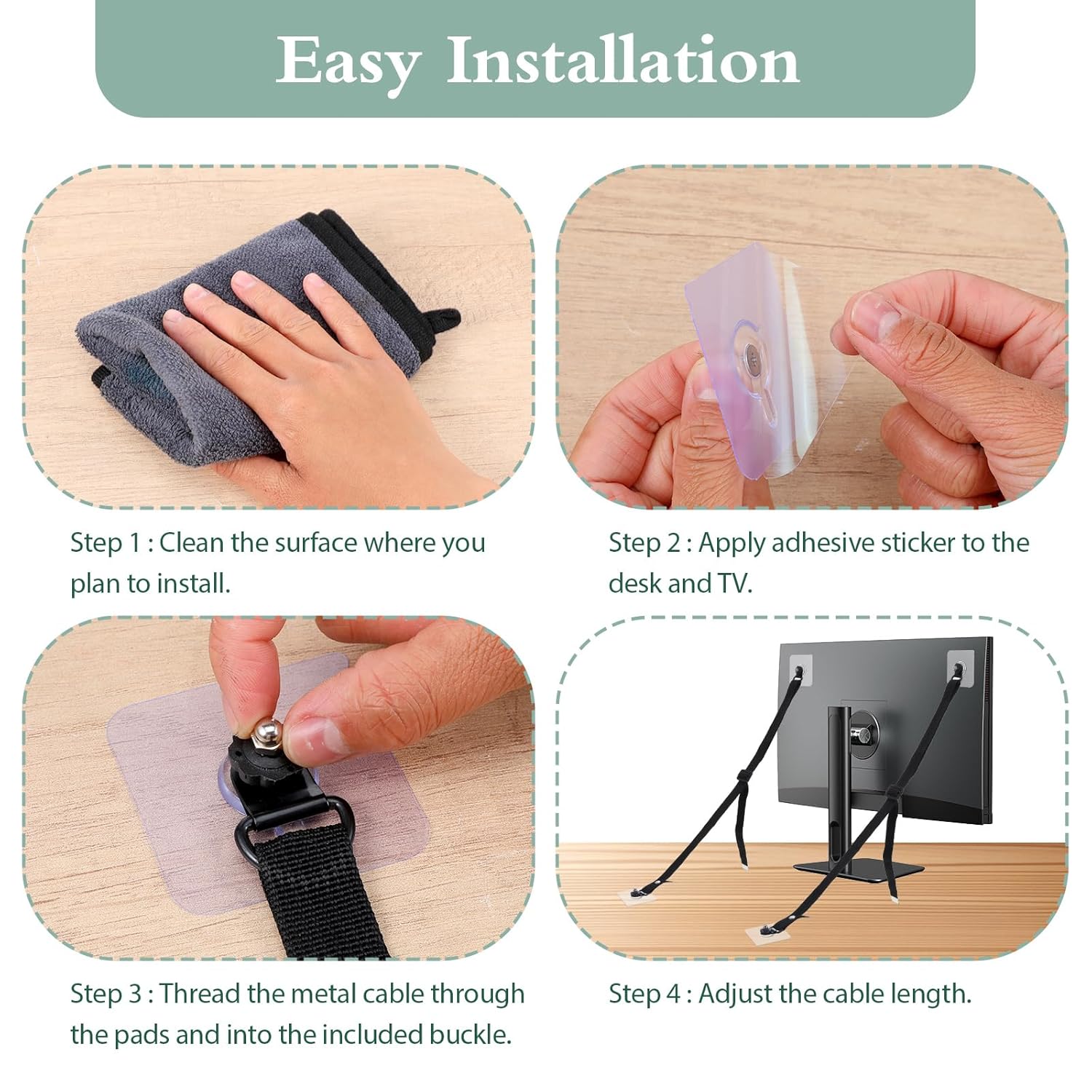 Cinghie di sicurezza per TV re - Earthquake Anchor Strap recensione e prezzo