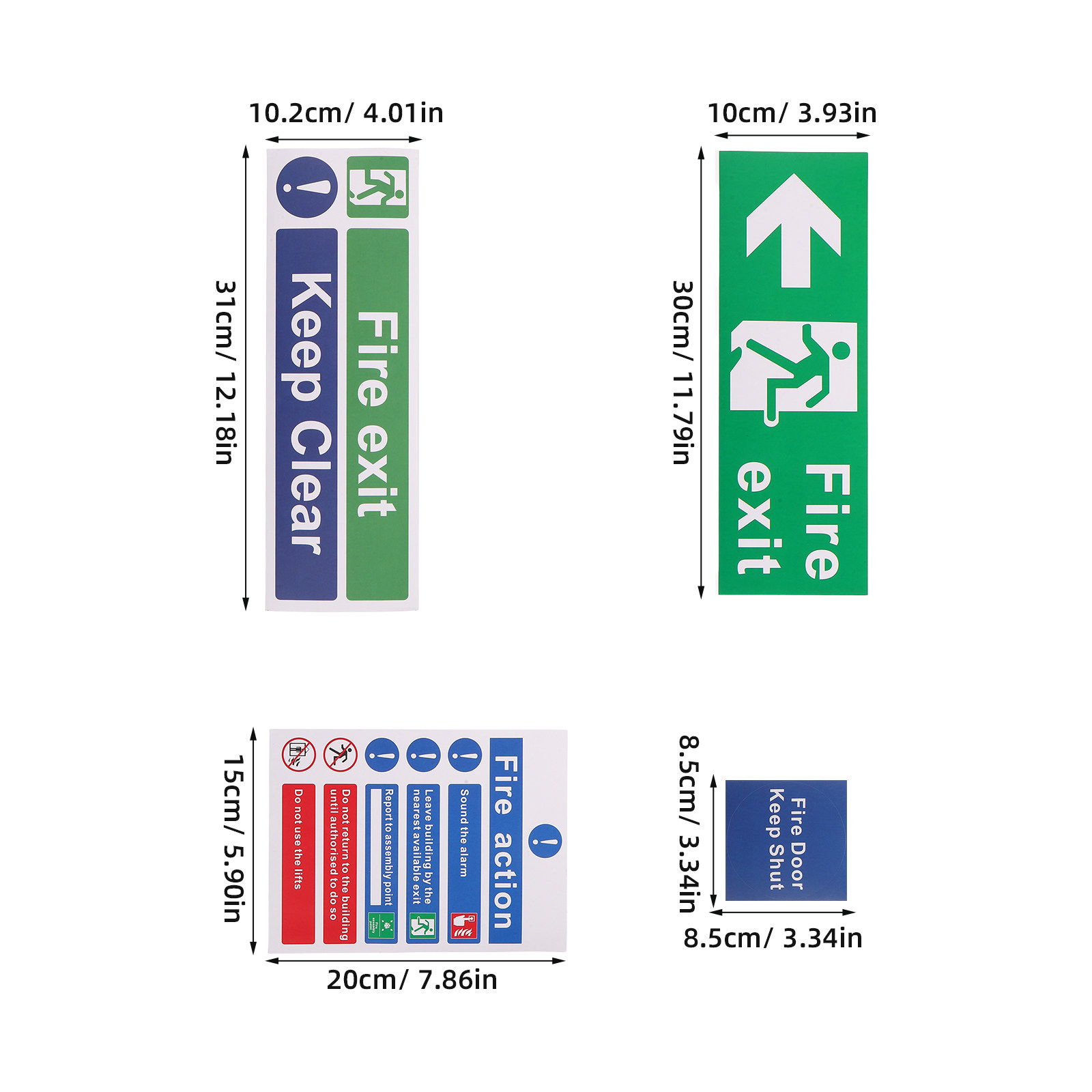 21 Pezzi di Segnaletica di Eme - Emergency Exit Sign recensione e prezzo