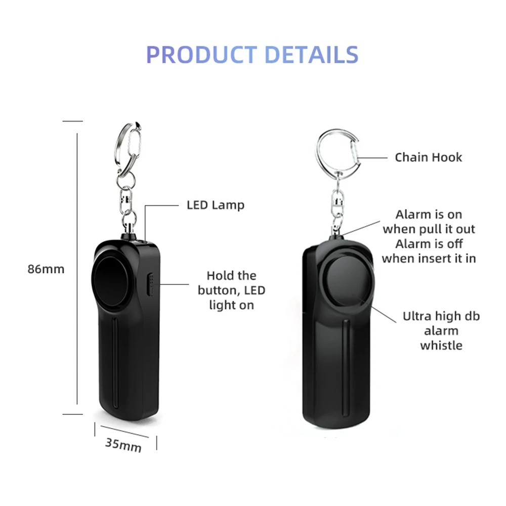 Allarme di autodifesa Allarme  - Personal Alarm Keychain recensione e prezzo