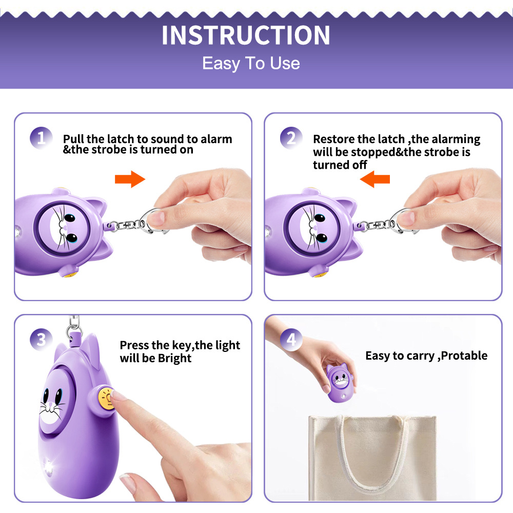 H8 2024 Nuovo allarme personal - Personal Alarm Keychain recensione e prezzo